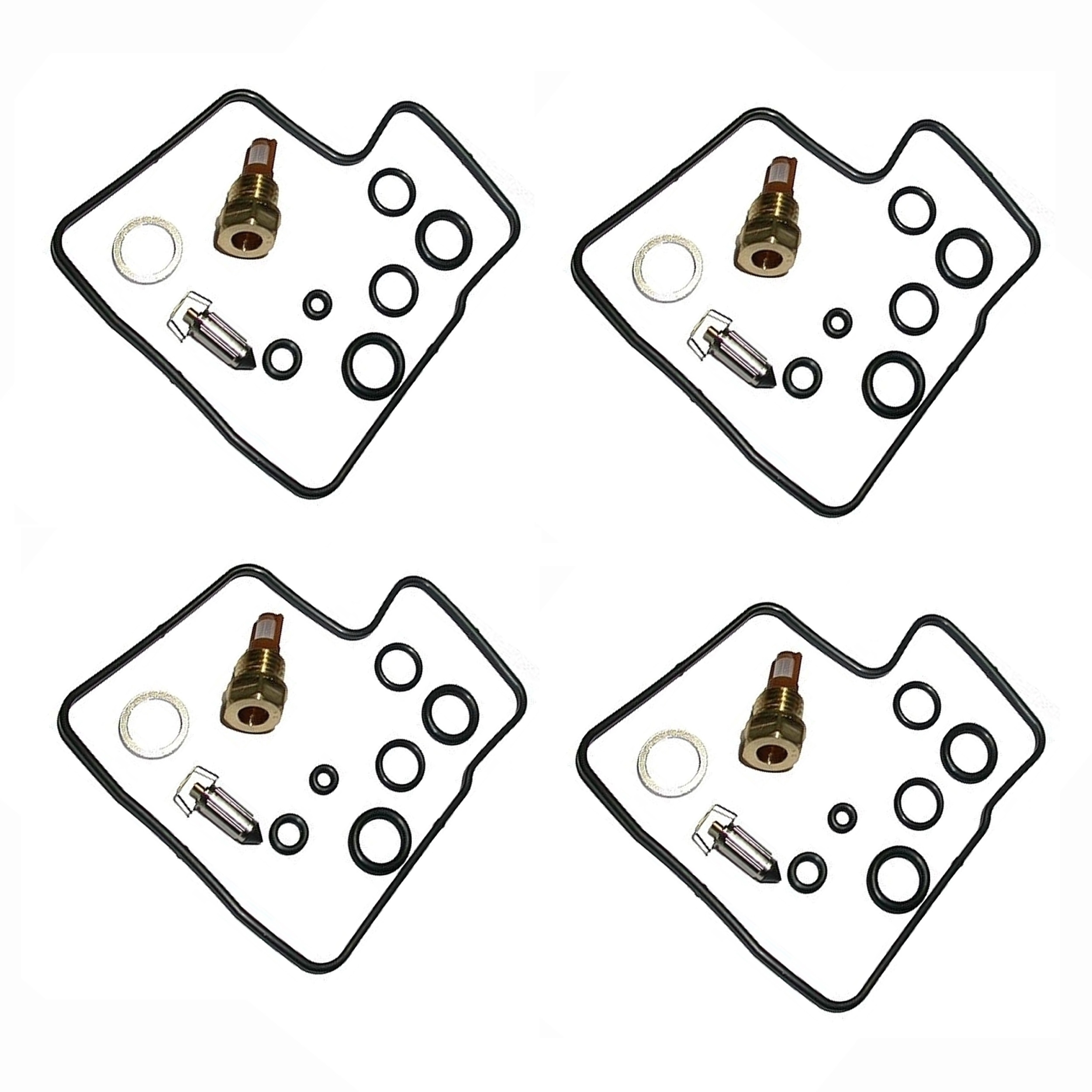 4x Vergaser-Reparatursatz für Honda VF750 VF 750 F/S/C RC07 RC09 RC15 ´82-85
