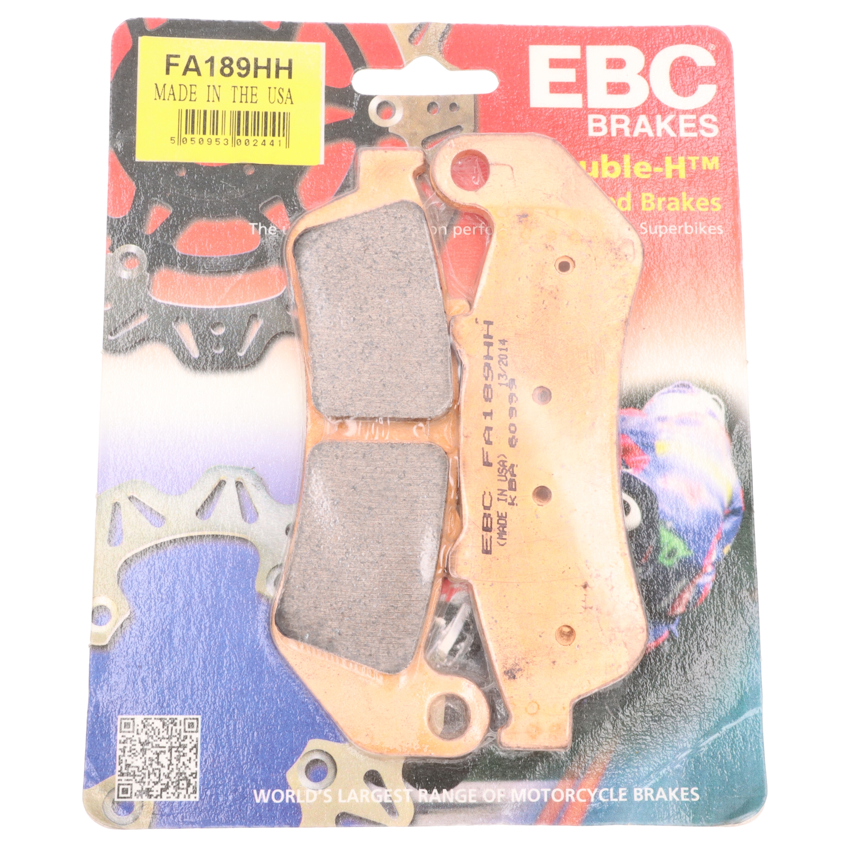 EBC FA189HH Bremsbeläge für Honda CBR 1000 F SC24 1993 - 1995 SC24B 1996 - 2000