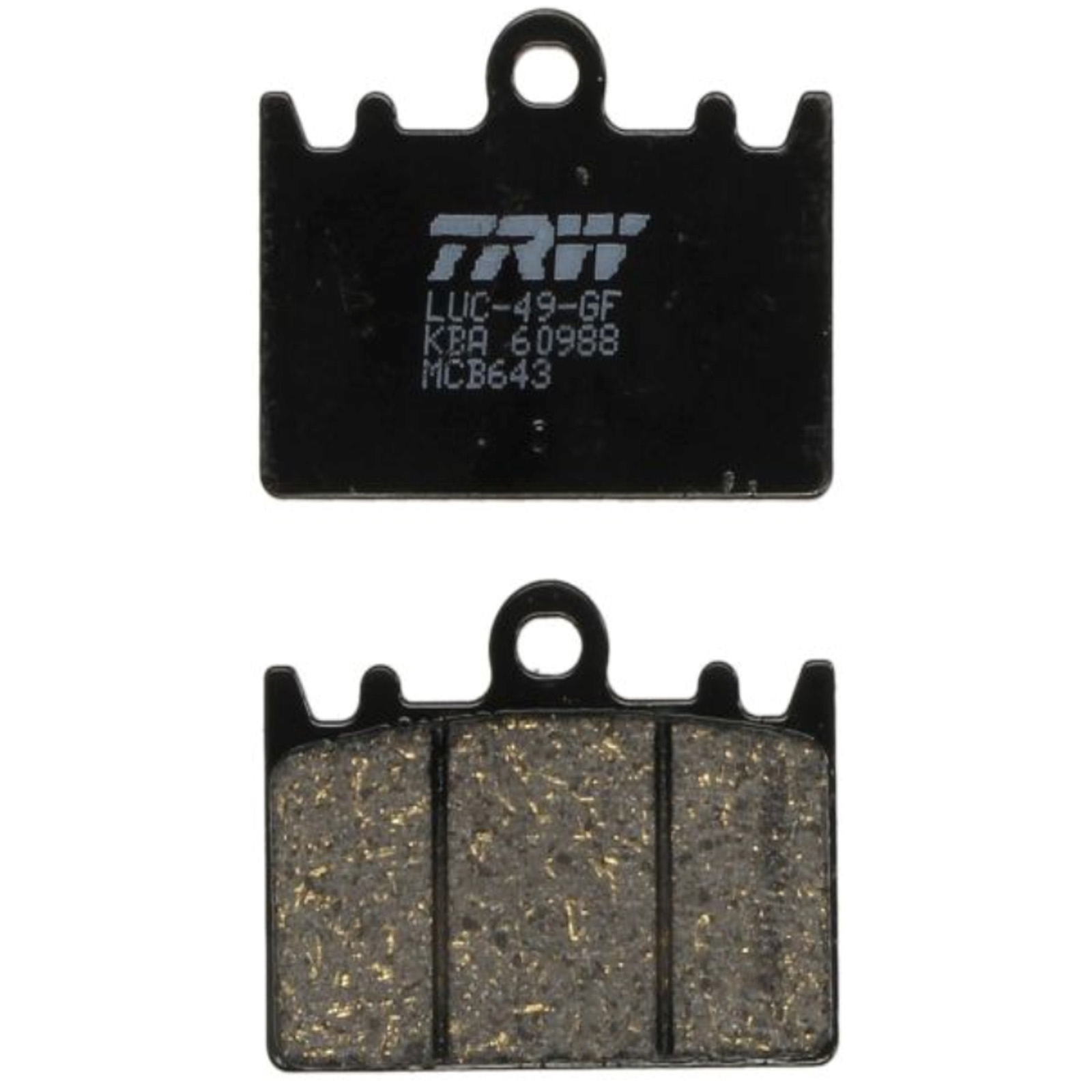 TRW MCB643 Bremsbeläge vorne für Kawasaki ZXR400 L ZX400L 1991-1999