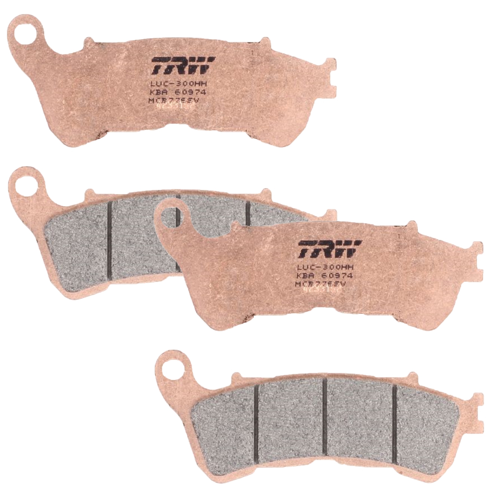 TRW MCB776SV Sintermetall Bremsbelagsatz vorne für Honda XL1000 VFR800 ST1300 NT CB CBF