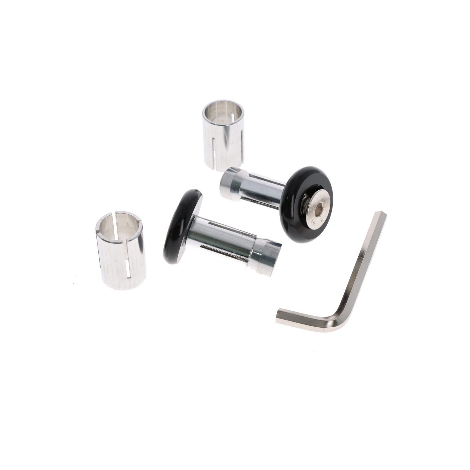 Motorrad Lenkerenden / Lenkergewichte 64g schwarz für Lenker 13-19 mm Durchmesser