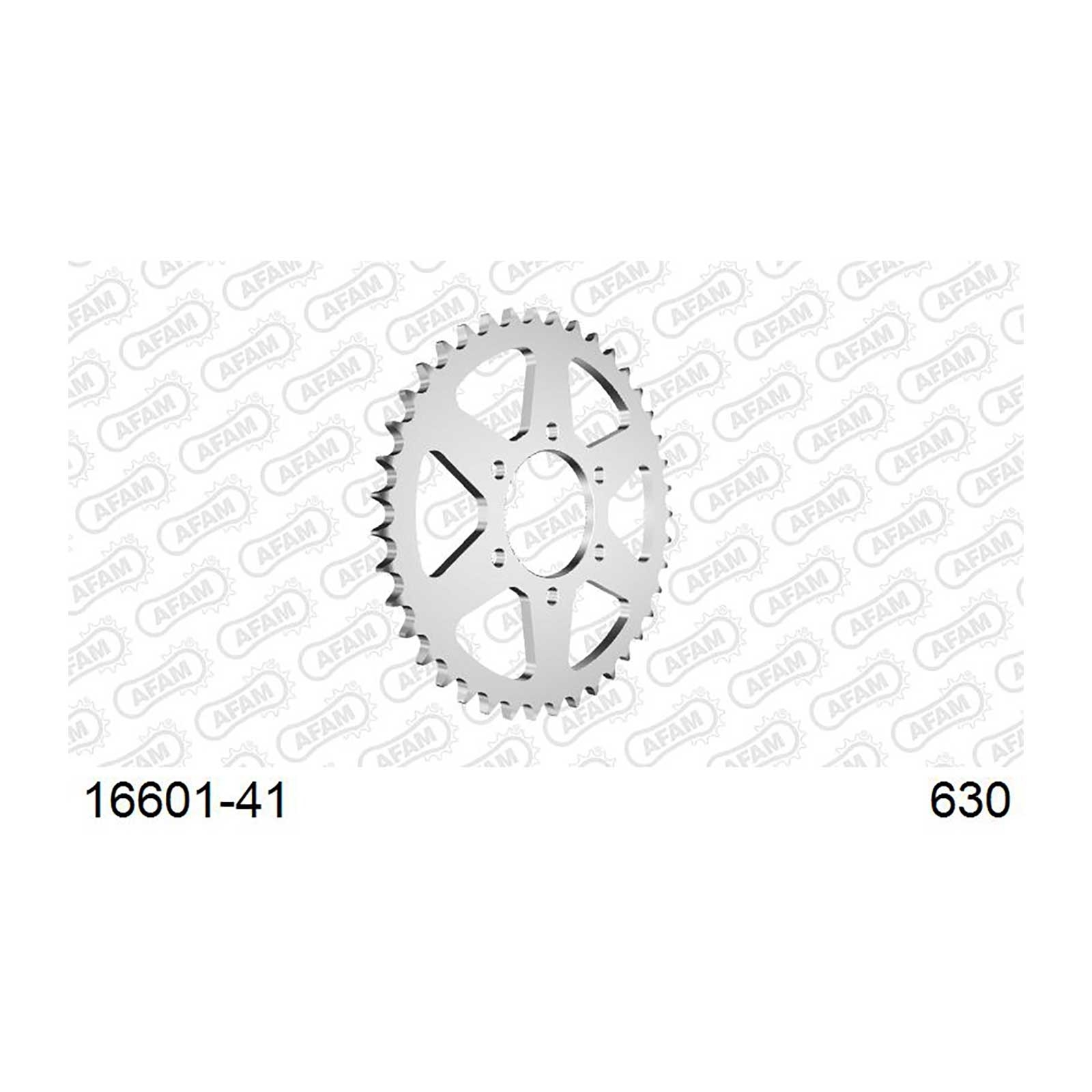 AFAM Kettenrad Teilung 630 41 Zähne Stahl silber