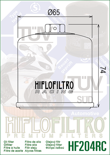 Hiflo Racing Ölfilter HF204RC