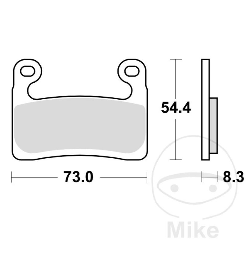 TRW MCB901SRT Sintermetall Bremsbelagsatz vorne für BMW R1250 RT GS RS S1000 R RR