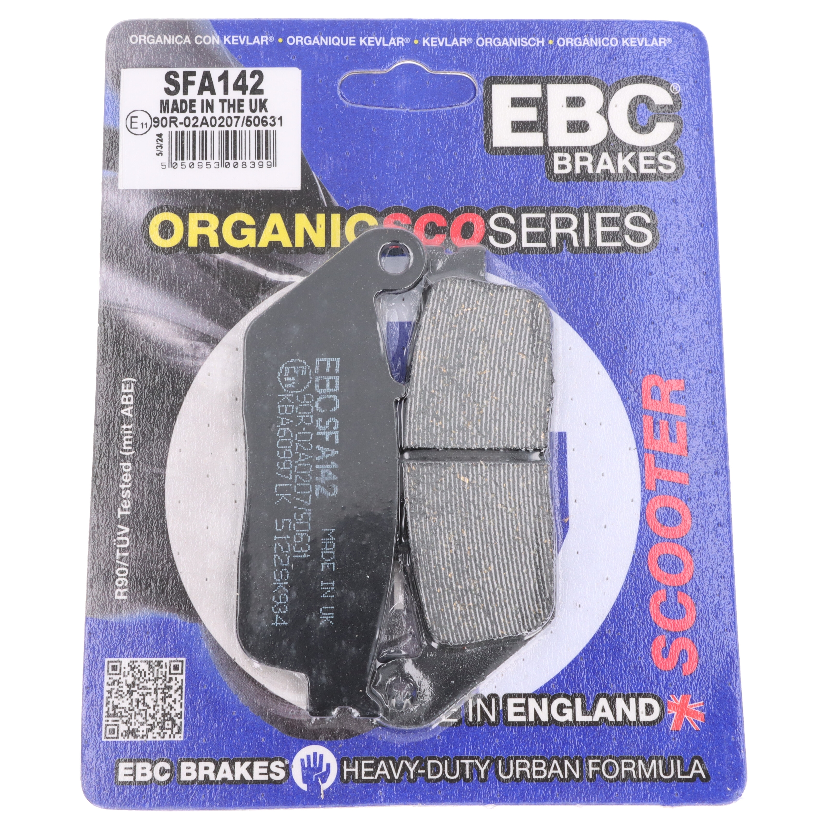 EBC SFA142 Roller Bremsbeläge für BMW Kymco Peugeot Satelis Kawasaki Suzuki Triumph Daelim