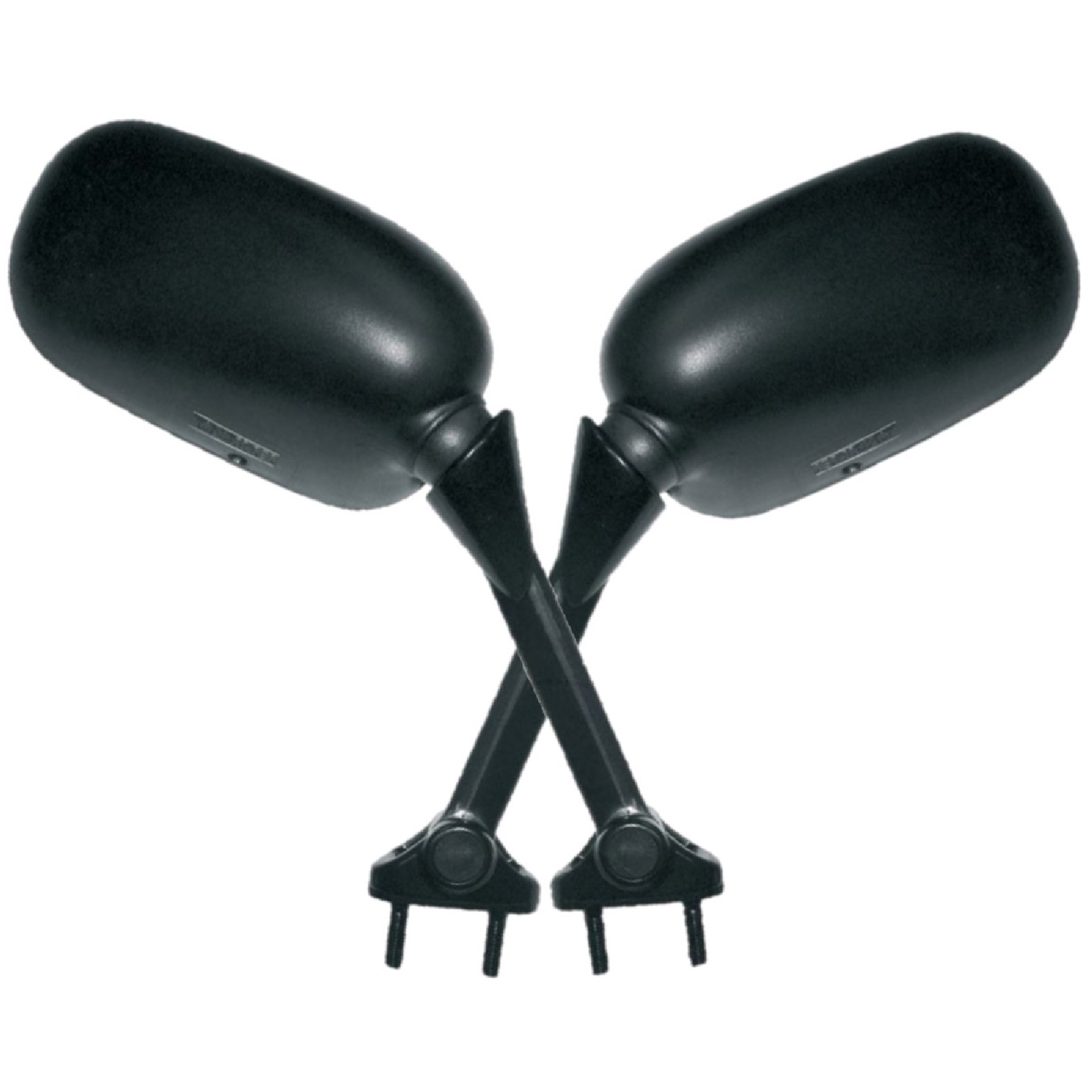 Verkleidungsspiegel Paar für Kawasaki ER-6F 650 A B 2006-2008 schwarz