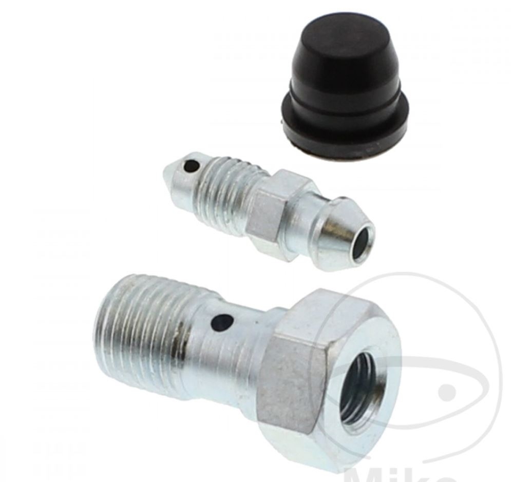 Entlüfterschraube mit Kappe und Ventil M10x1x37mm KTM SMR 450 SMR 560