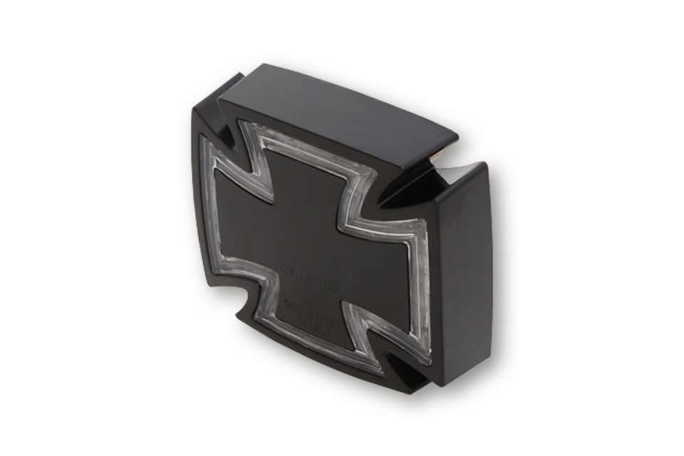 HIGHSIDER LED-Rücklicht GOTHIC, schwarz, Klarglas-Linse