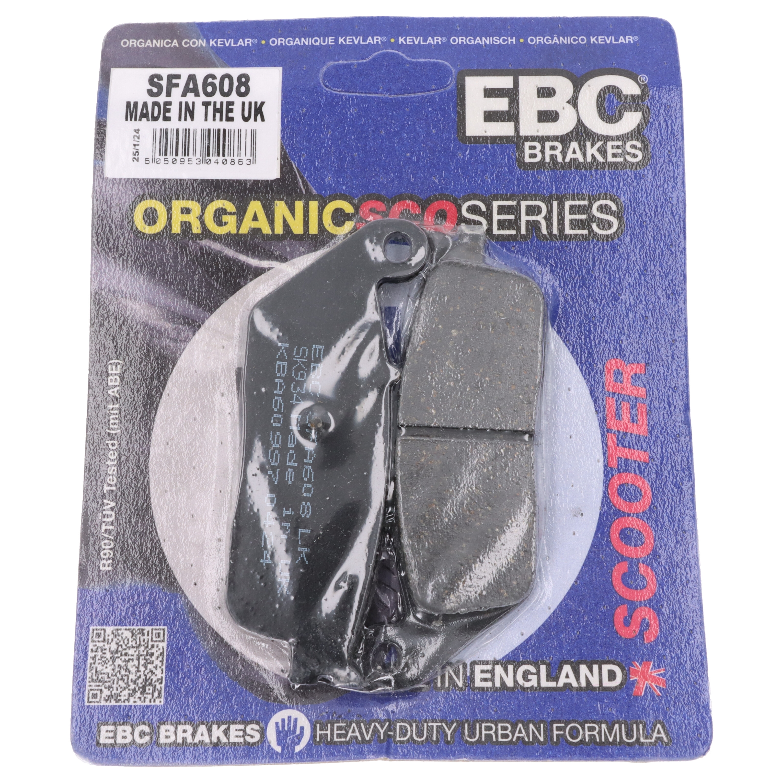 EBC Bremsbeläge SFA608 für Kymco Yager 300 Gti Daelim S300 S3 250 Fi