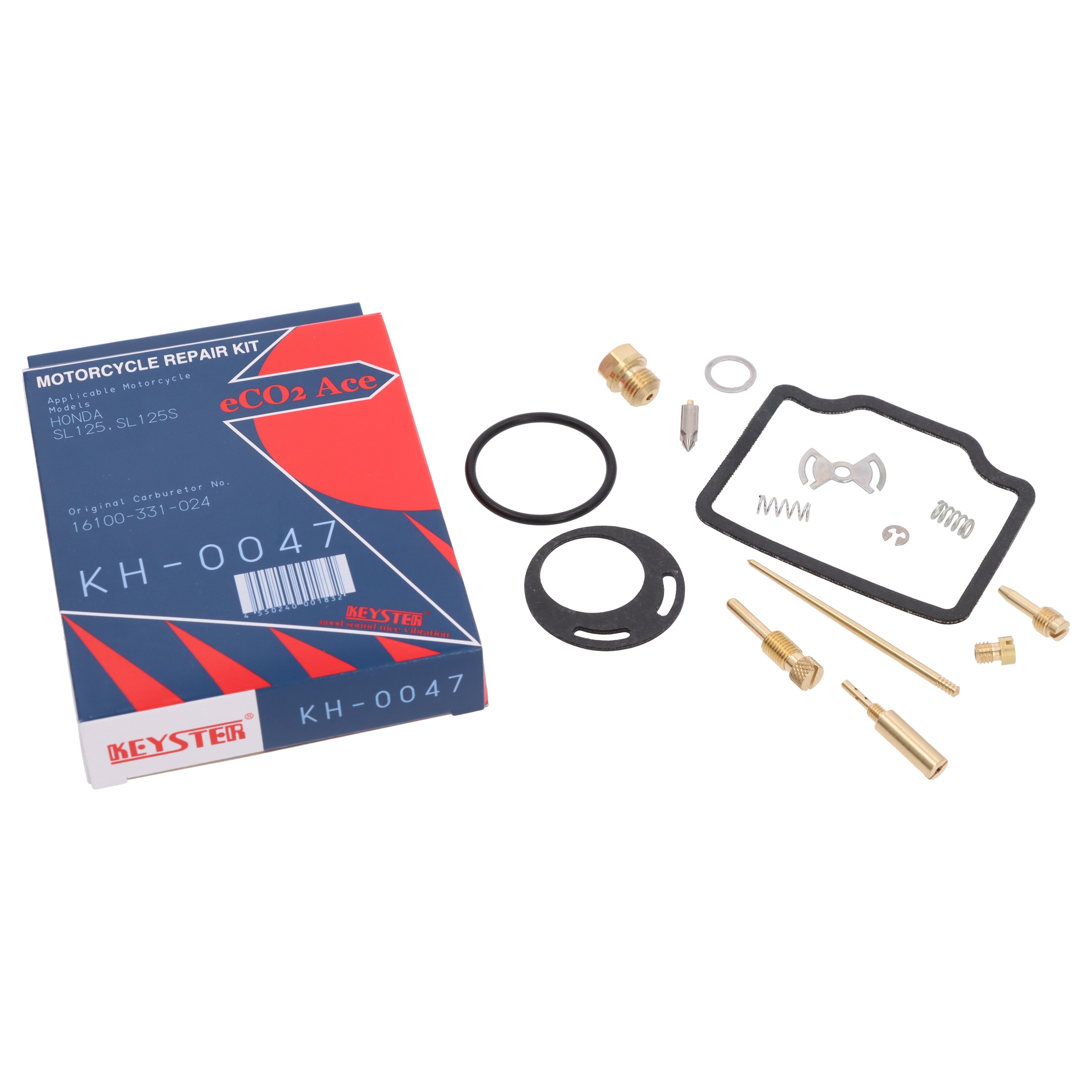 Keyster KH-0047 Vergaser Reparatursatz für Honda SL125 S SL125S 1971 - 1976