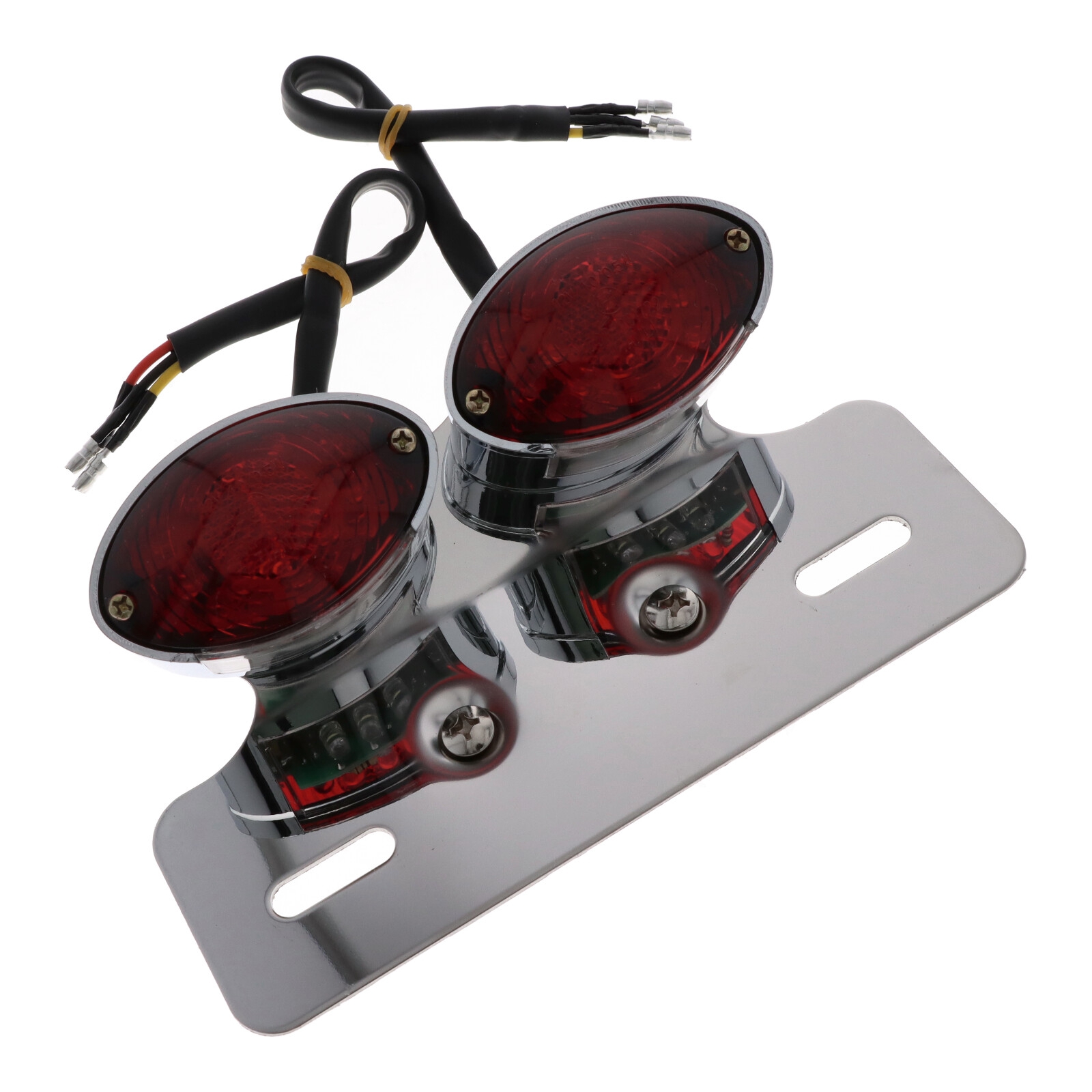 LED Rückleuchte Rücklicht mit Nummernschildbeleuchtung M6 x 1.0 mm