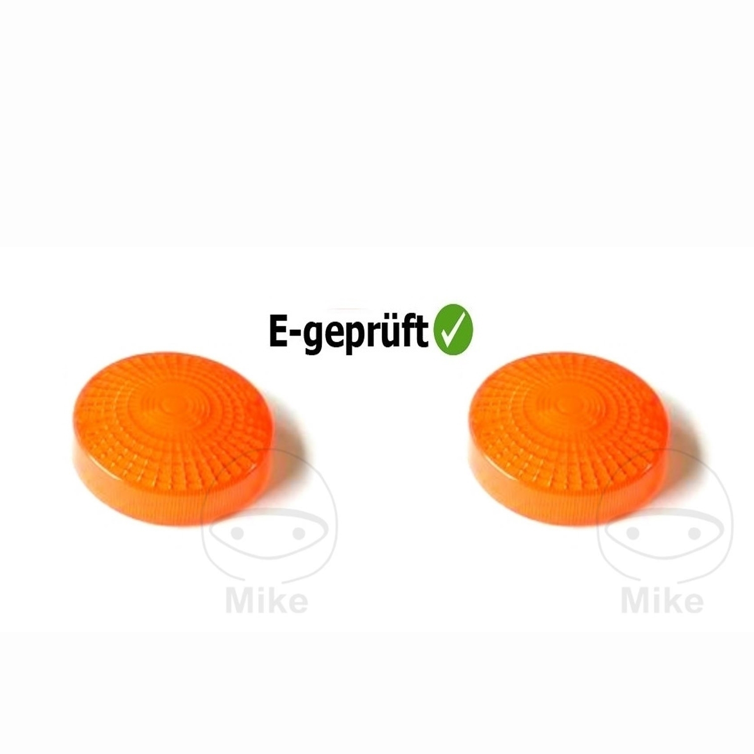 2x JMP Blinkleuchten-Glas orange für Honda CB550K Four CB650 CB750 CX500 Goldwing GL1000