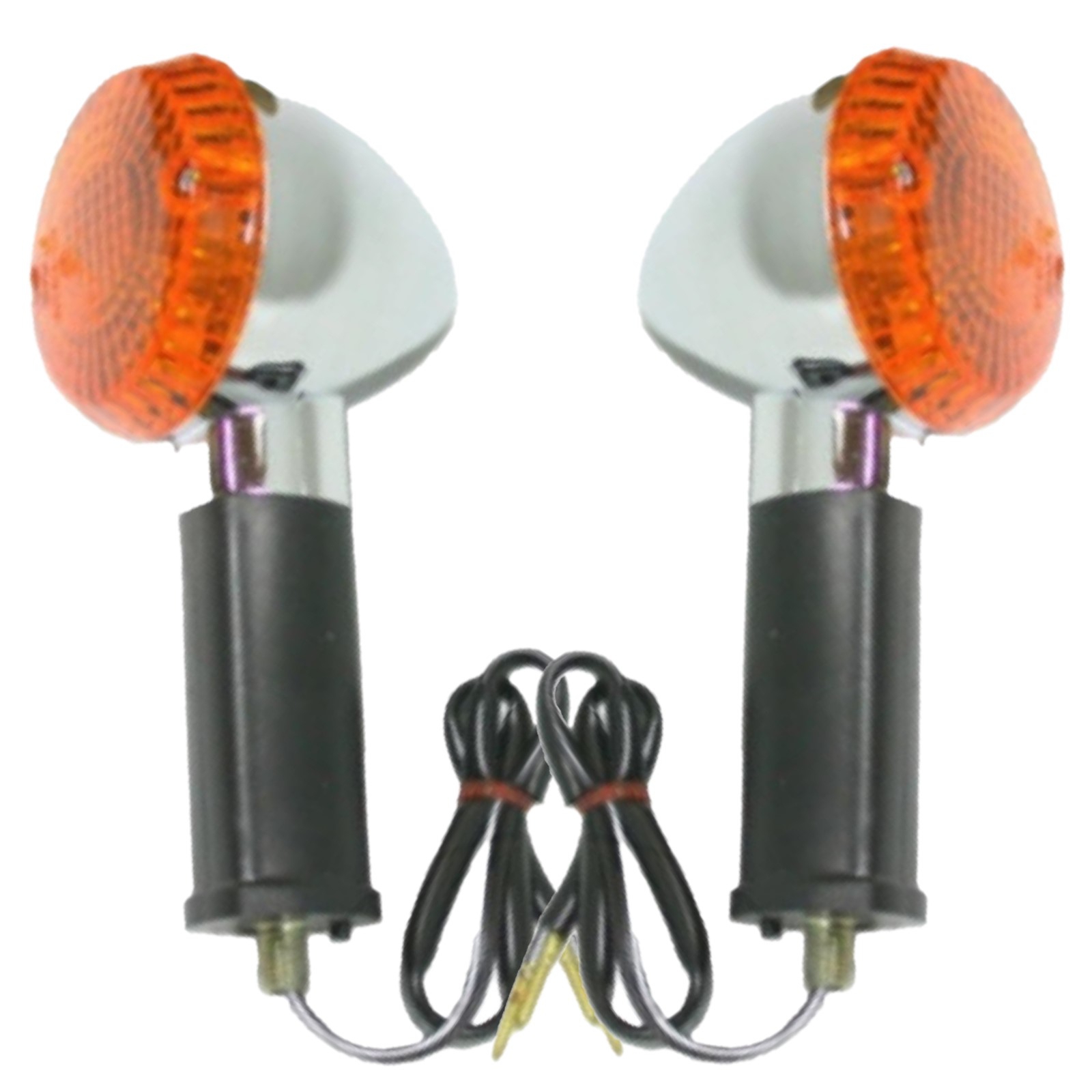 Blinkerleuchten Paar für Kawasaki BJ EL 250 Estrella EN 500 VN-15 W 650 ZL 1000 600 Eliminator ZR 1100 550 750 Zephyr