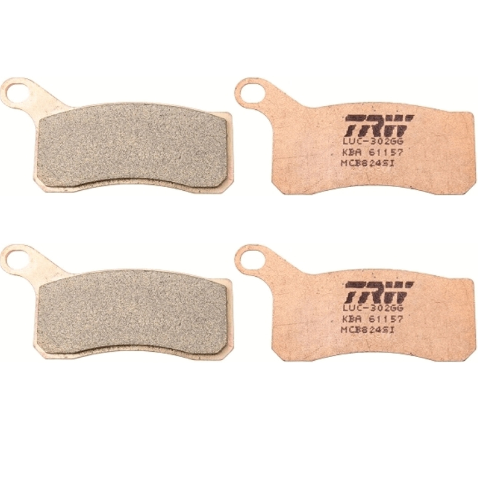 TRW MCB824SI Sintermetall Bremsbelagsatz vorne für KTM SX Quad 450 505 XC Quad 525
