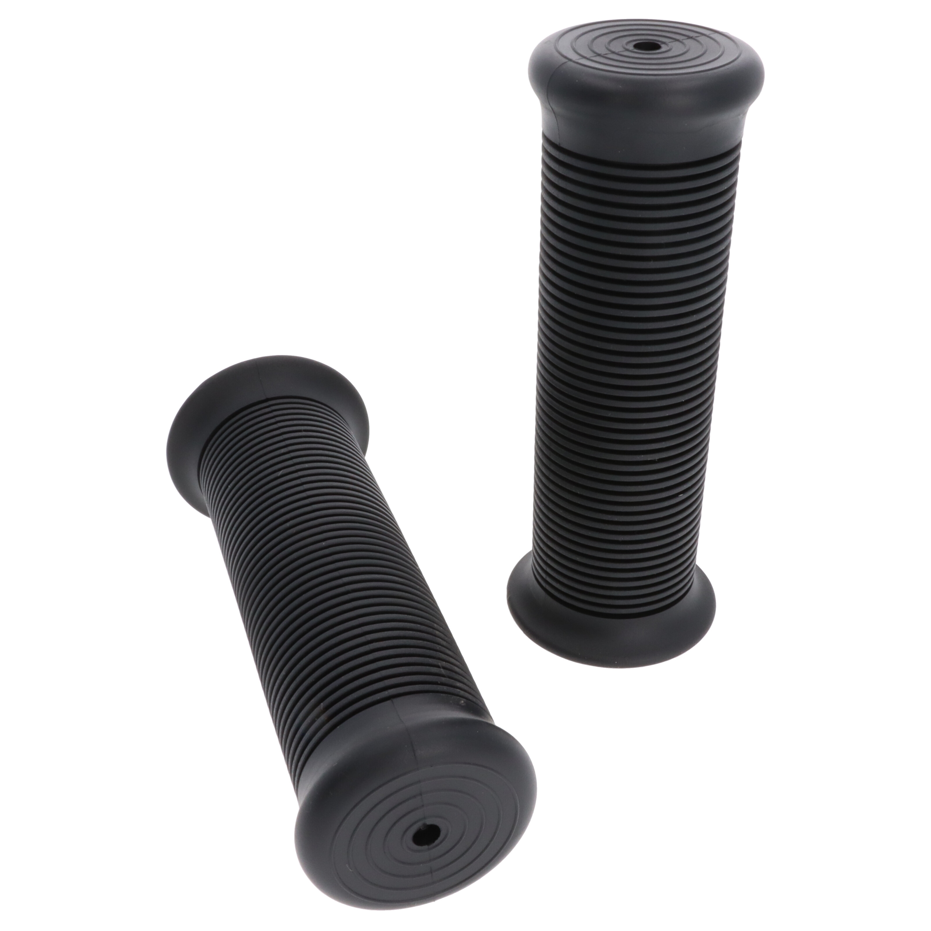 Retro Motorrad Roller Griffgummis 25 mm schwarz ID 25/28 mm für Café Racer