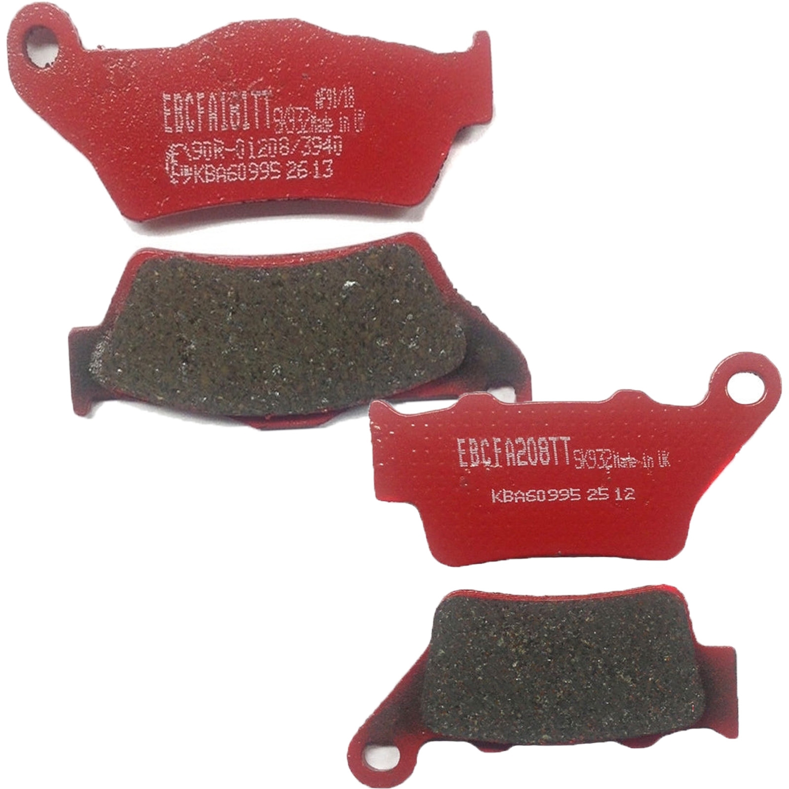 EBC Bremsbelagsatz für KTM EXC SX EGS SC SM LC4 Adventure Yamaha TT600 vorne+hinten