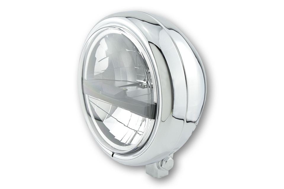 HIGHSIDER 5 3/4 Zoll LED-Scheinwerfer PECOS TYP 5 chrom