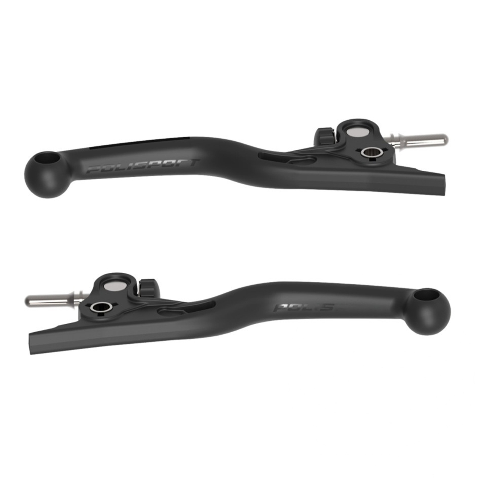 Polisport APT Hebelsatz schwarz unzerbrechlich für KTM SX 85 SX 65 Husqvarna TC85 Gas Gas MC85