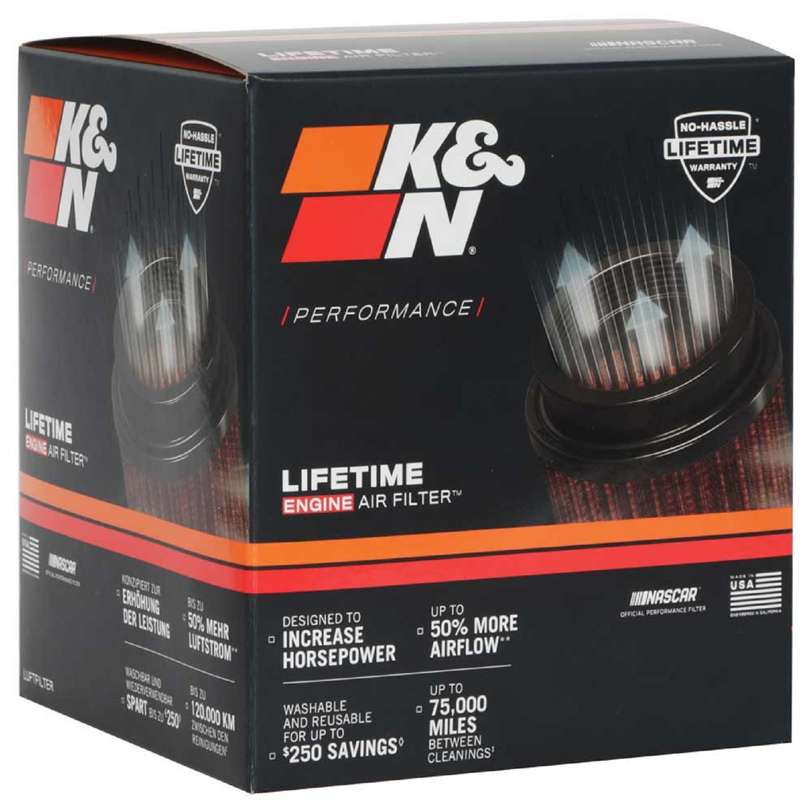 K&N Tauschluftfilter für Audi A5 A5 Q5 A4 Quattro 2.0 Diesel 2013-2016
