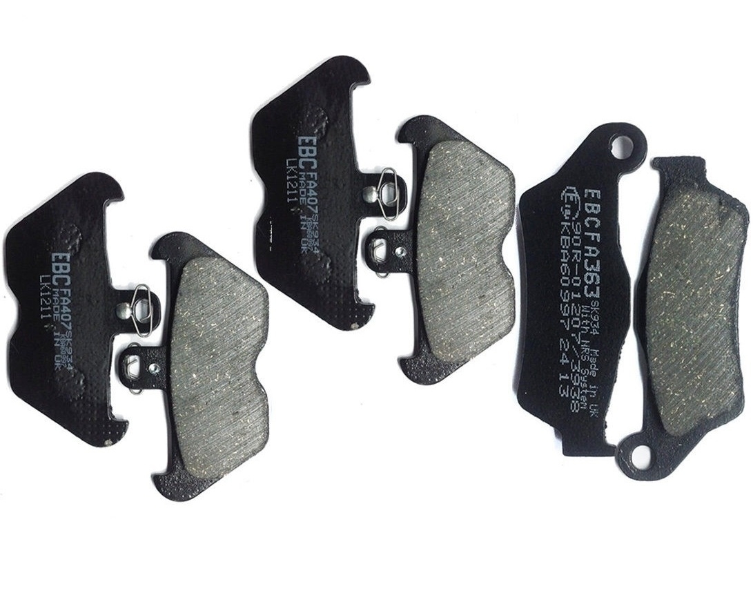 EBC Satz Bremsbeläge vorne & hinten komplett für BMW R 1100 R 850 R 1200 R 1150