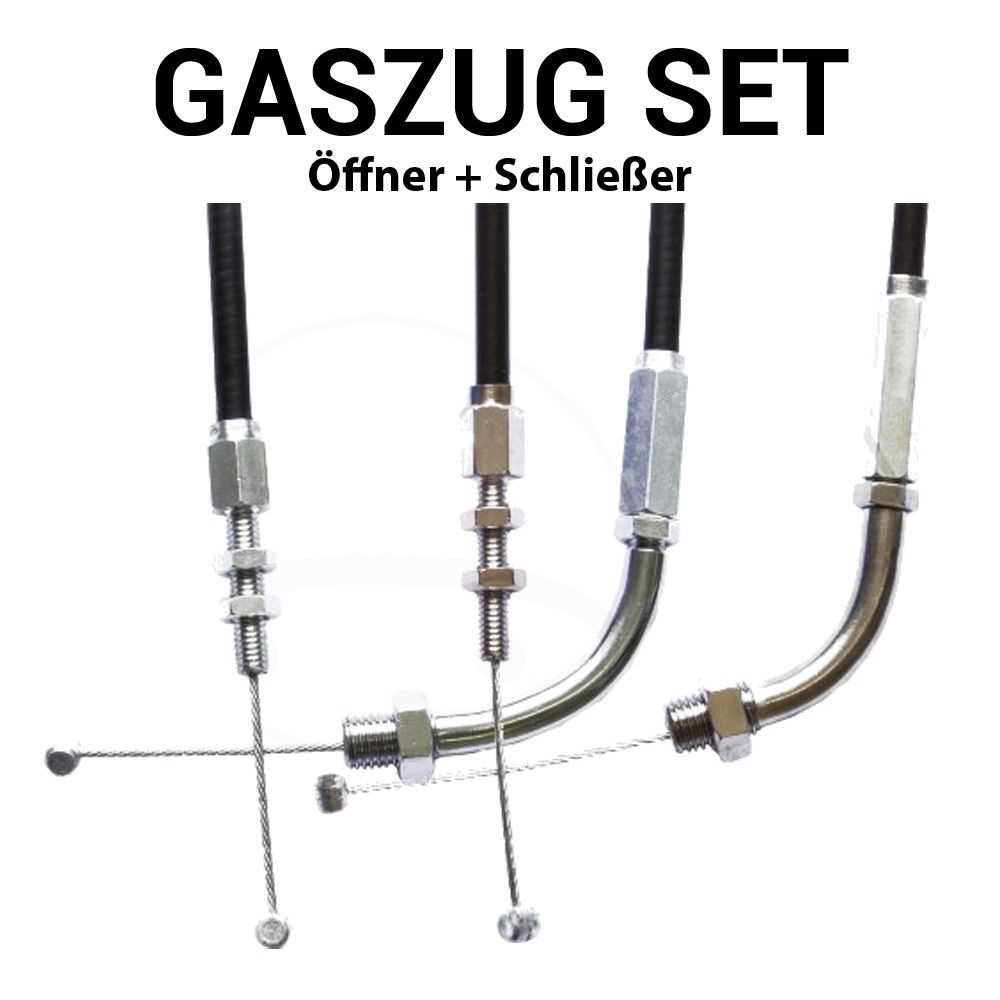 Gaszug Satz für Kawasaki Z400 KZ400J 1980-83 Z500 1979-80 Z550 1981-82 Öffner A + Schließer B