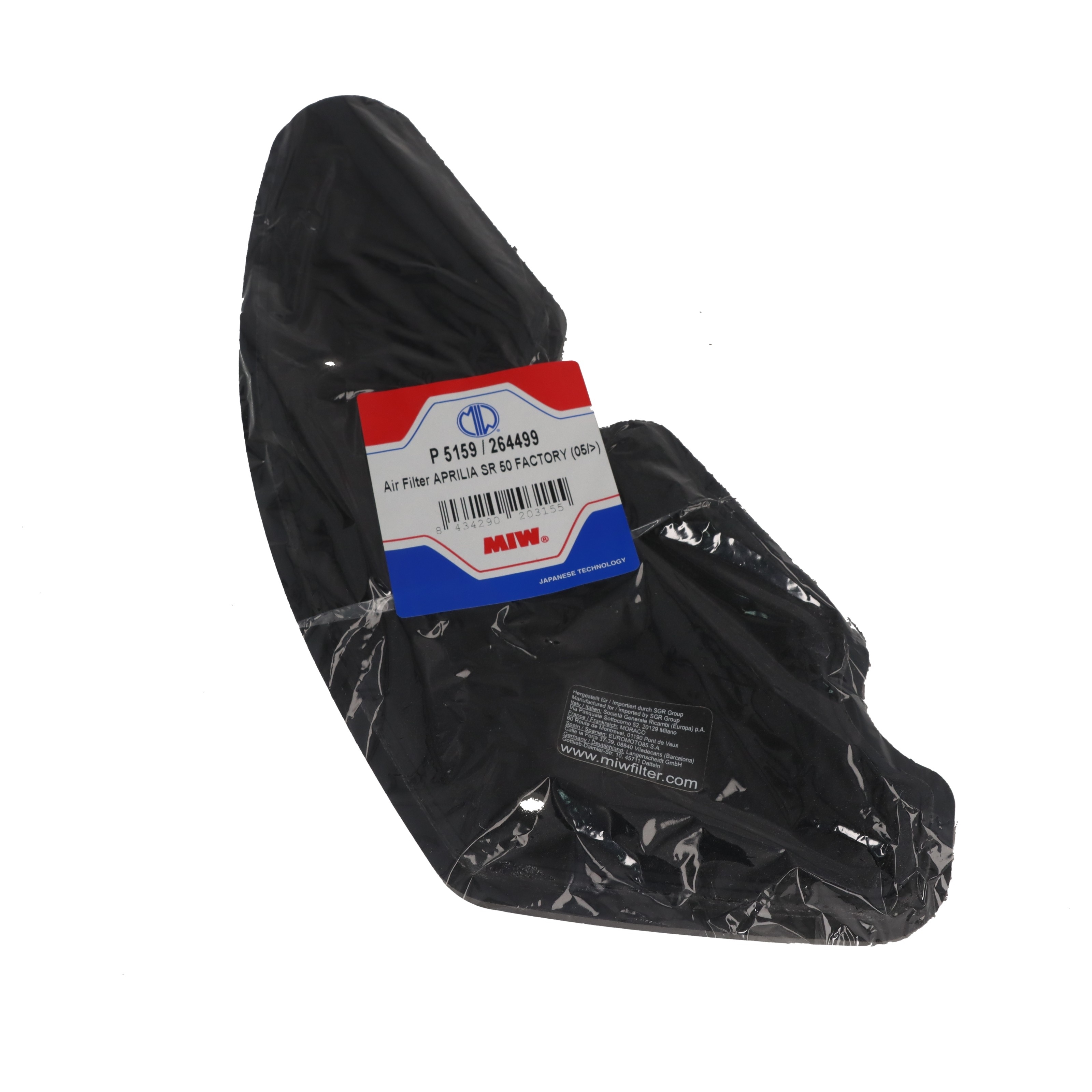 MIW Luftfilter P5159 für Aprilia SR 50 Factory (05-)