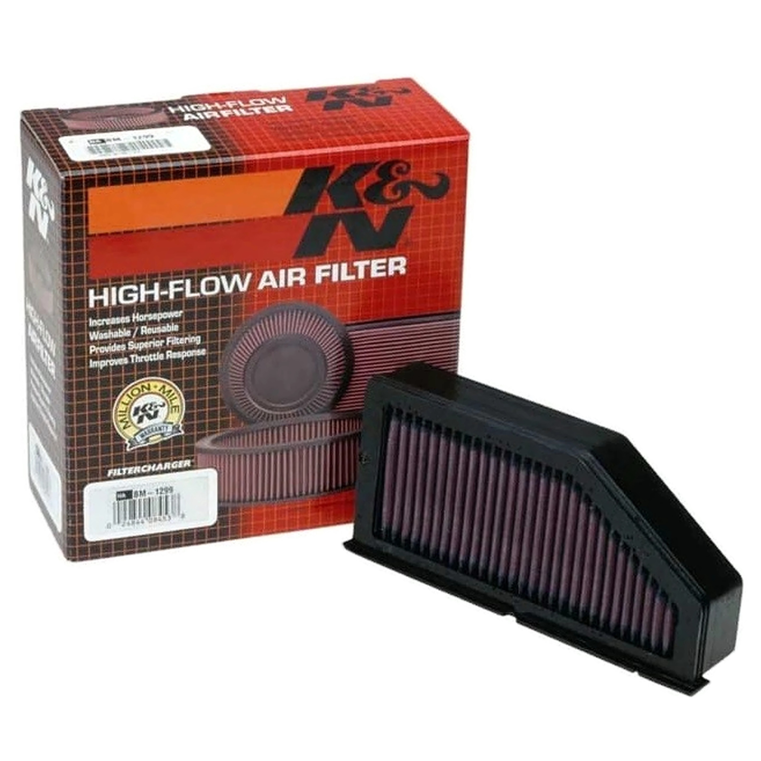 K&N Luftfilter BM-1299 für BMW K 1200 RS GT LT K12/K41 K589 K12LT/K589 K2LT/K589