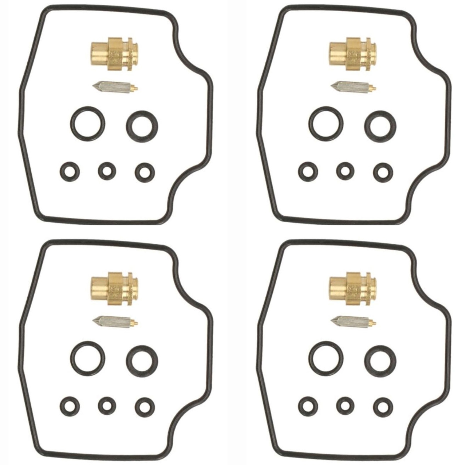 4x Tourmax CAB-K6 Vergaser Reparatursatz für Kawasaki GT550 G Z ZR GPZ 550