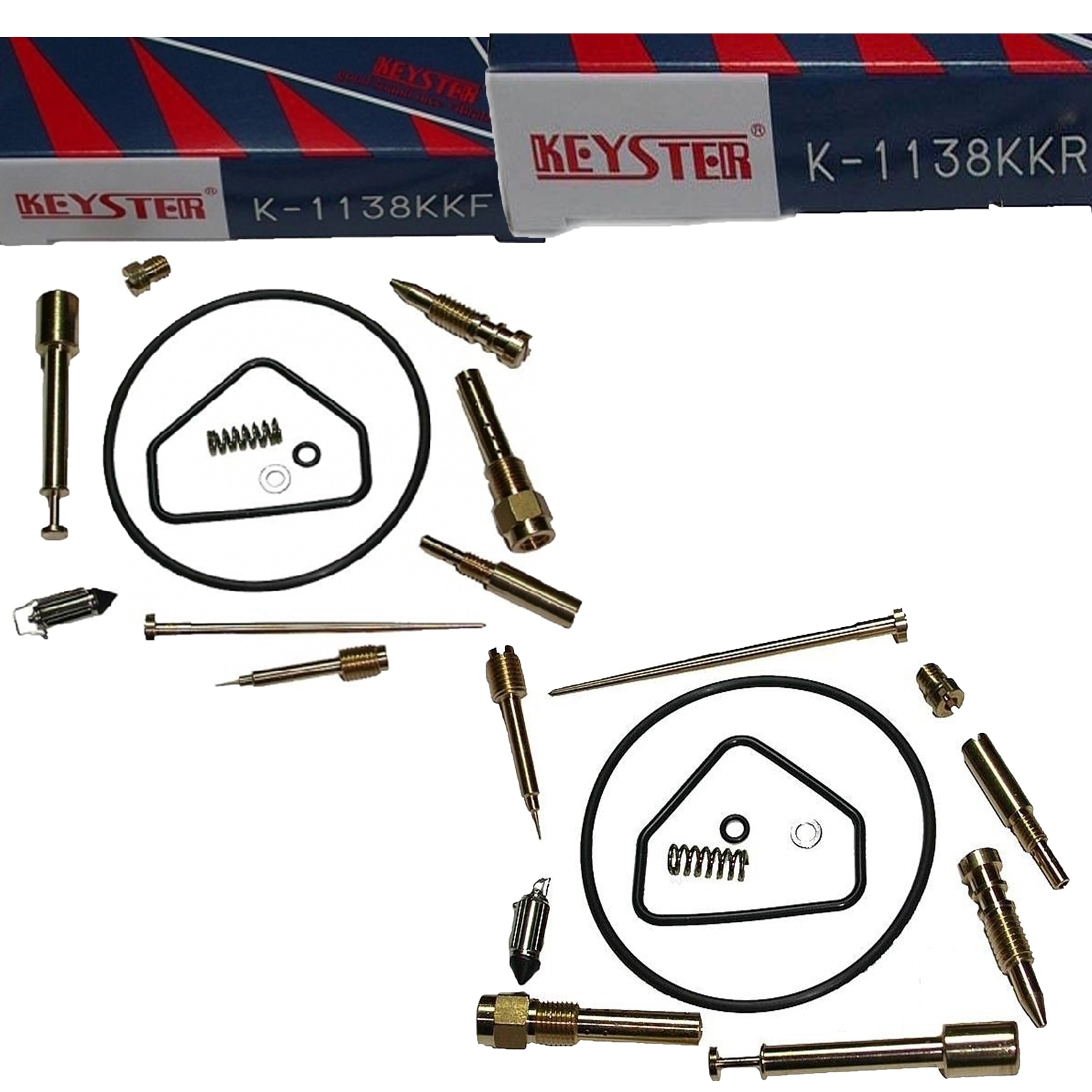 Keyster K-1138 Vergaser Reparatursatz vorne und hinten für Kawasaki VN750 Vulcan 1986-1995