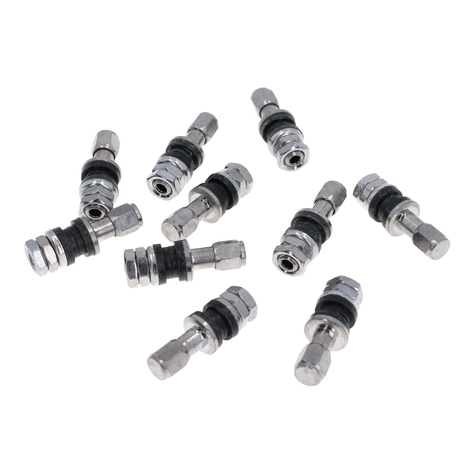 10x Schraubventil Rollerventil 41mm gerade für Moped Roller ATV Quad Mofa Reifen