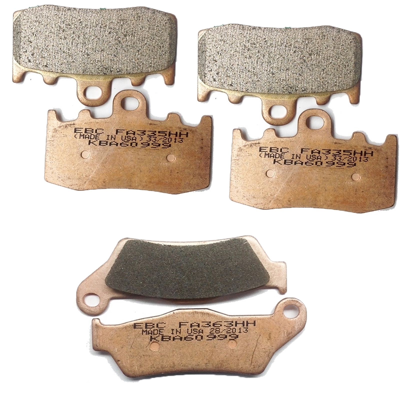 EBC Sintermetall Bremsbelagsatz komplett für BMW R 1100 R1150 R1200 K1200 K1300 vorne+hinten