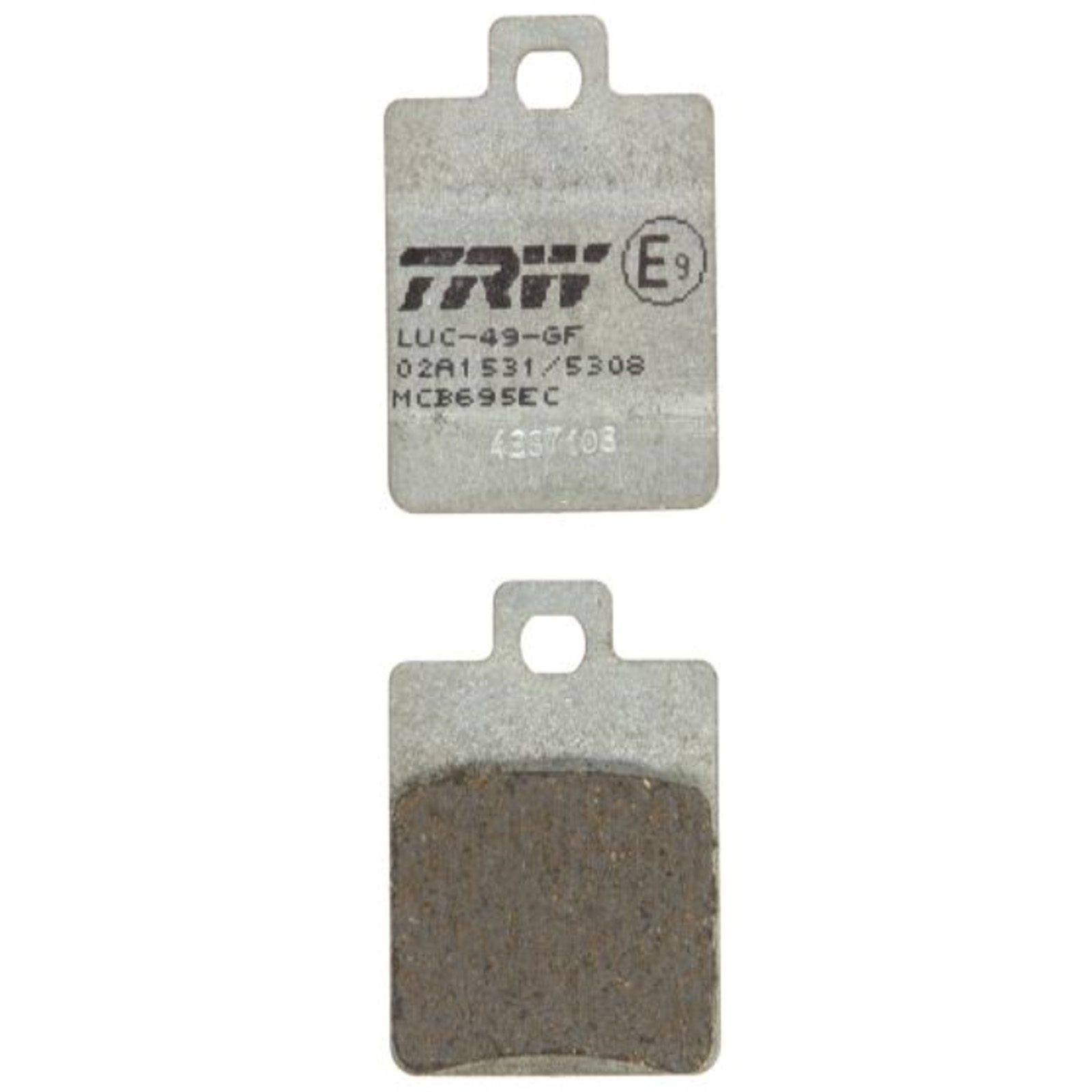 TRW MCB695EC Bremsbeläge für Piaggio MP3 NRG Zip Gilera Runner Peugeot Speedfight Vespa LX PX