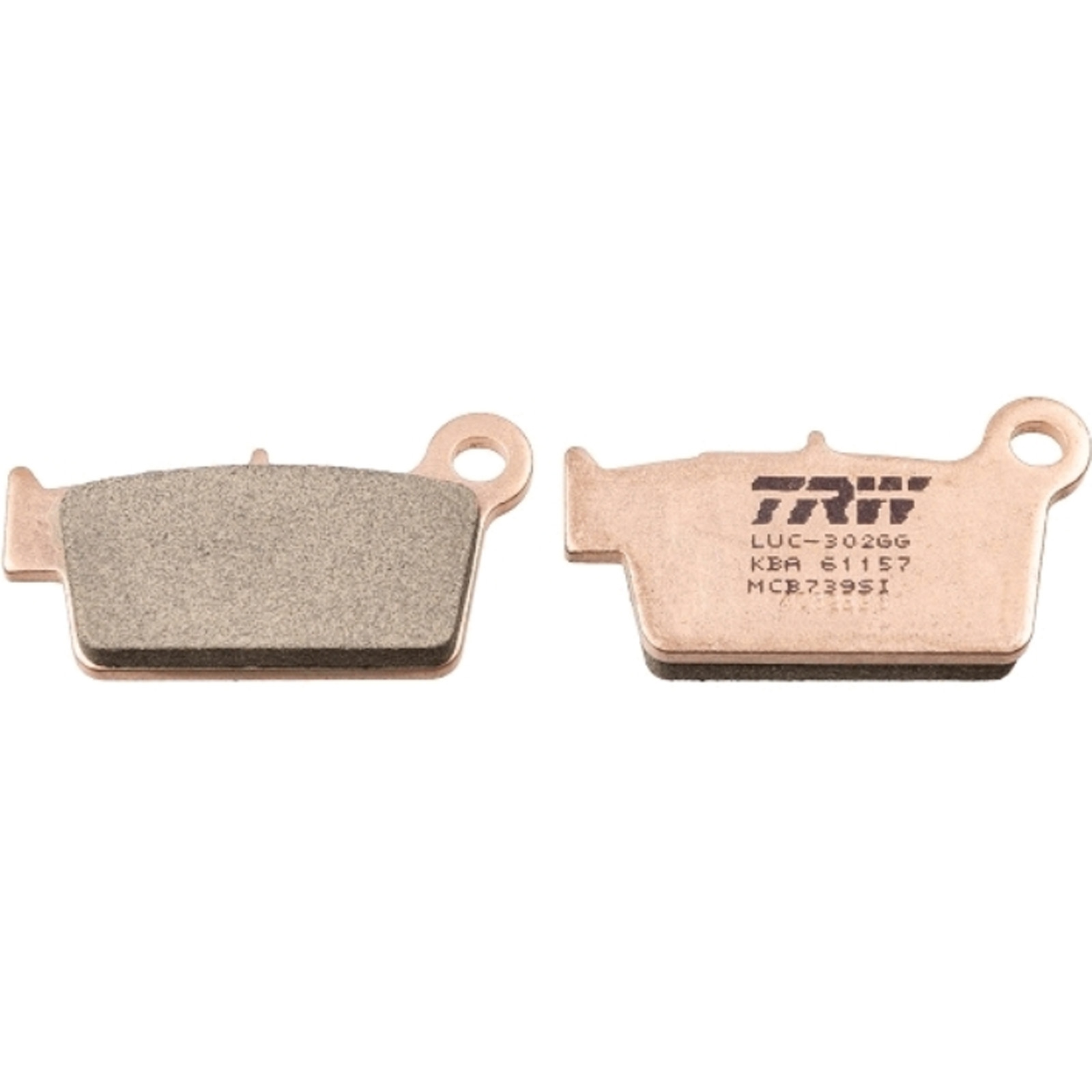 TRW MCB739SI Sintermetall Bremsbeläge hinten für Beta RR Aprilia Kawasaki KX Suzuki RM-Z Yamaha WR YZ