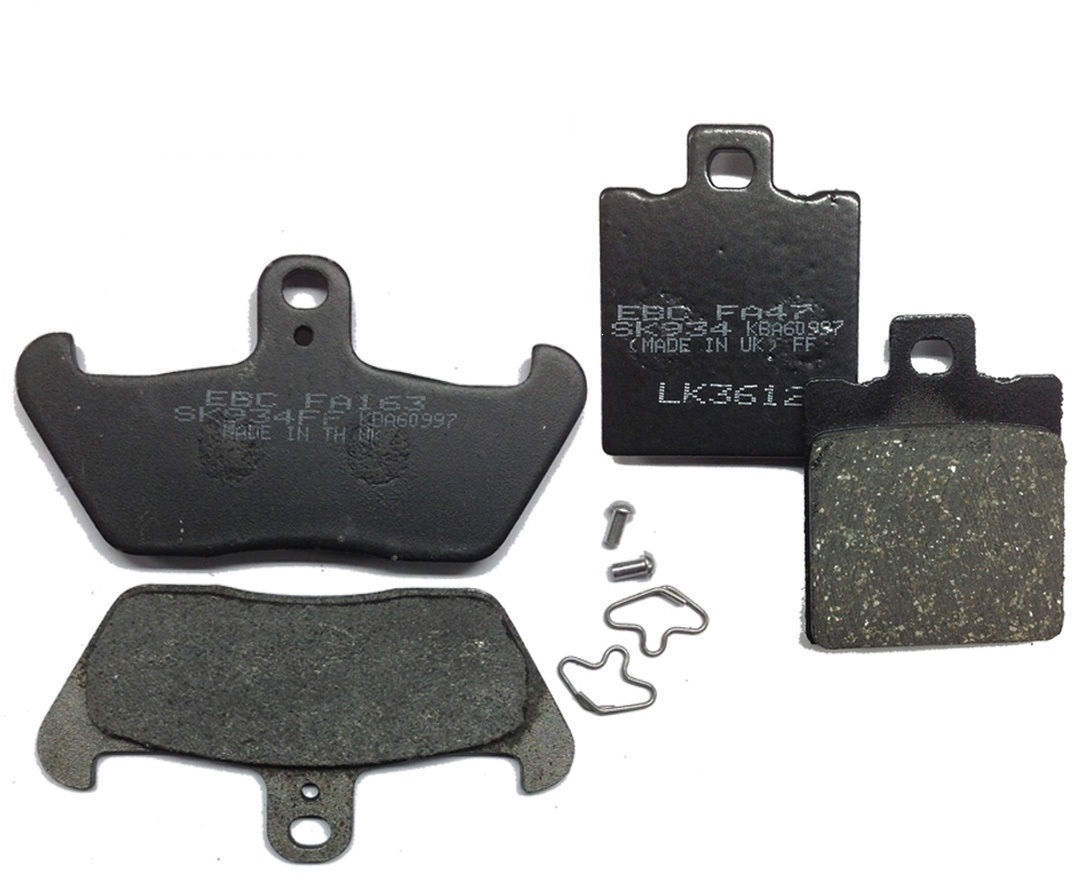 EBC Bremsbeläge SET vorne+hinten für Cagiva Mito 125 Supercity 125 RX 125
