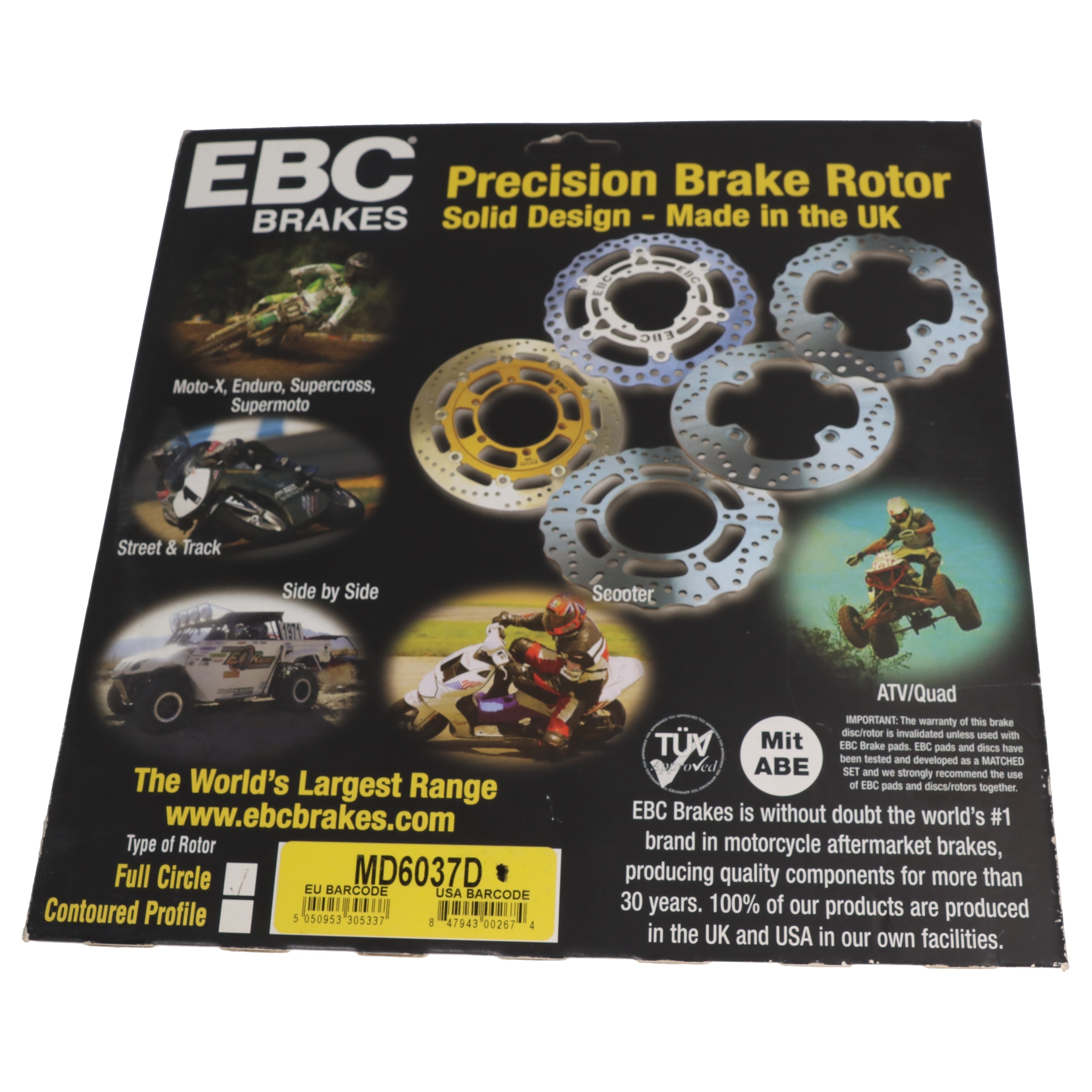 EBC Bremsscheibe MD6037D Honda CR CRF 125 250 500 450