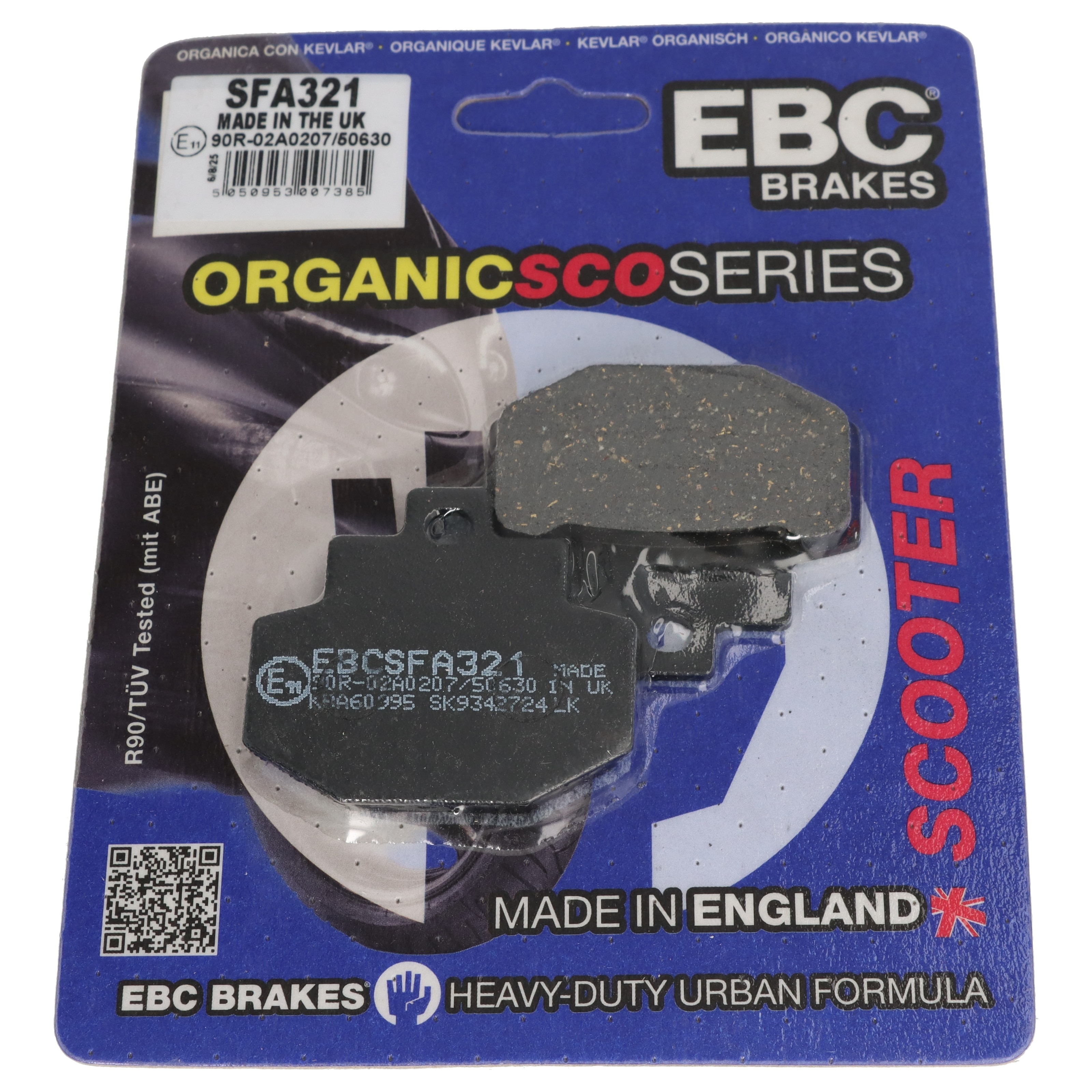 EBC Bremsbeläge SFA321 für Benelli Gilera Adiva Runner DANN AC VX VXR 4T VX VXR