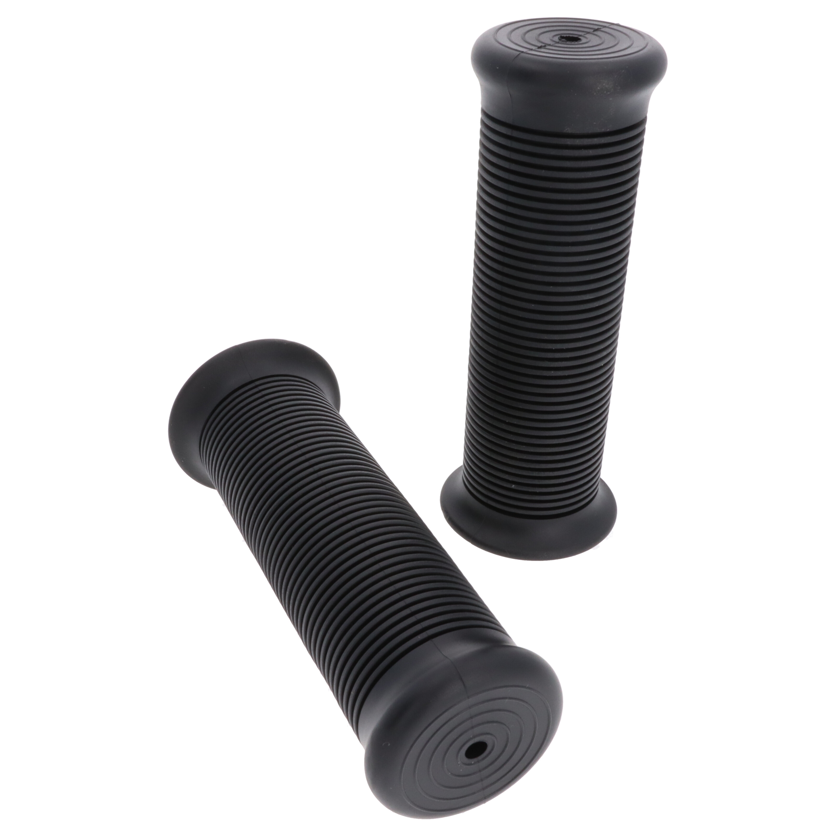 Griffgummi-Paar 22/25mm schwarz 7/8 Zoll Lenker 124 mm Motorrad Roller Griffe