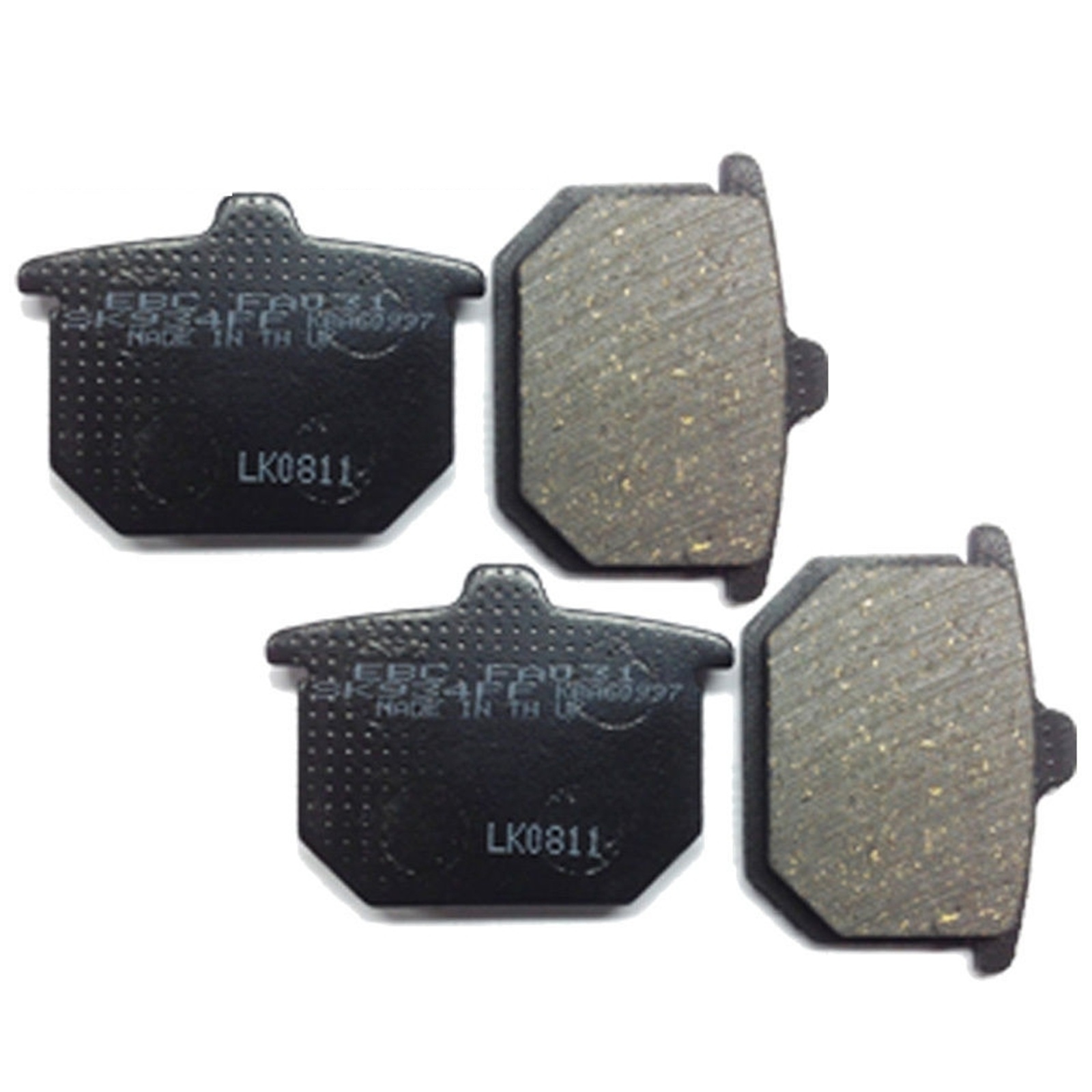 EBC Bremsbeläge SET Vorne + Hinten für Honda CB 900 FZ/FA 80-81