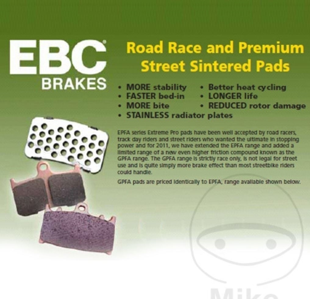 EBC Bremsbeläge EPFA345HH Sintermetall
