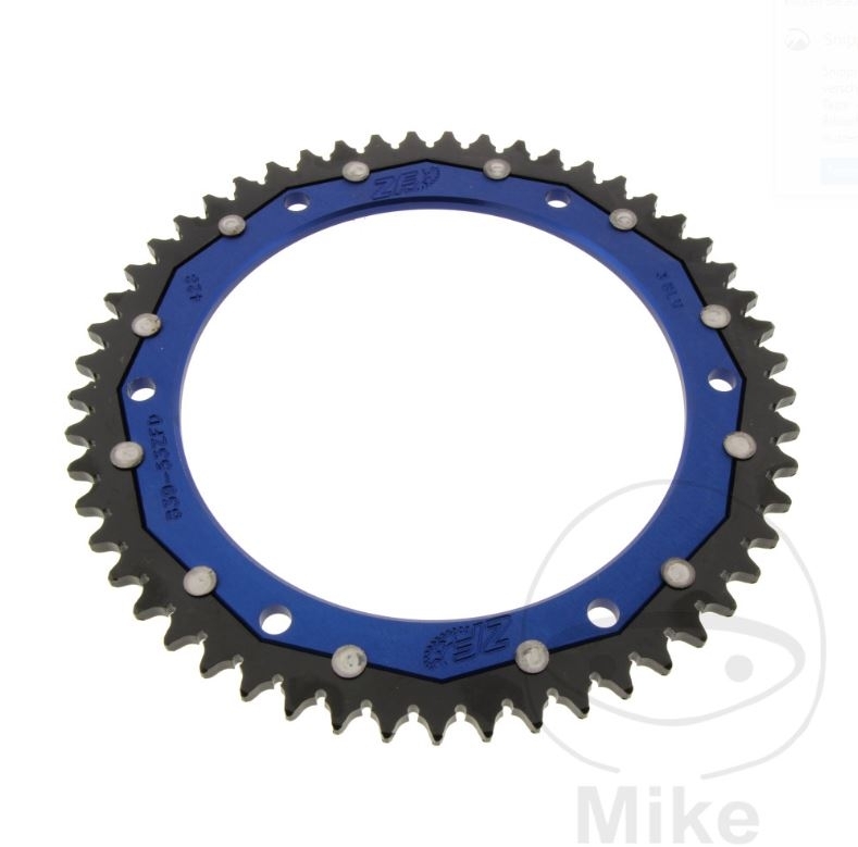 ZF Kettenrad Dual 53Z Teilung 428 blau für Yamaha DT 125 R RH RE X RN WR 125 R X