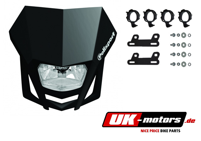 Polisport universal Lampenmaske     LMX     SCHWARZ     8657600002