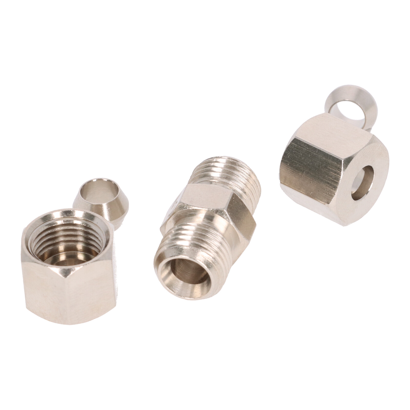Quickbrake QBSTT5.0 Bremsleitungsverbinder Schnellverbinder 5mm einschraubbar ohne bördeln