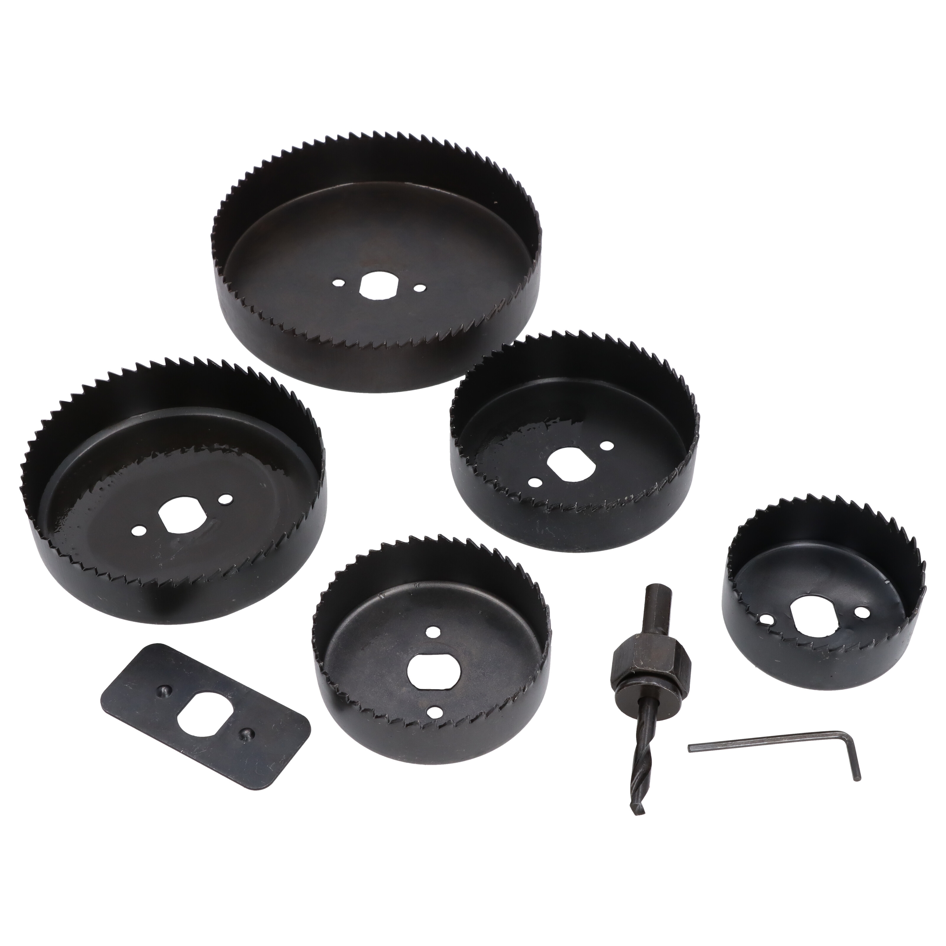 8tlg Set Holz Lochsäge Bohrwerkzeug Dosenbohrer Gipskarton 64-127mm