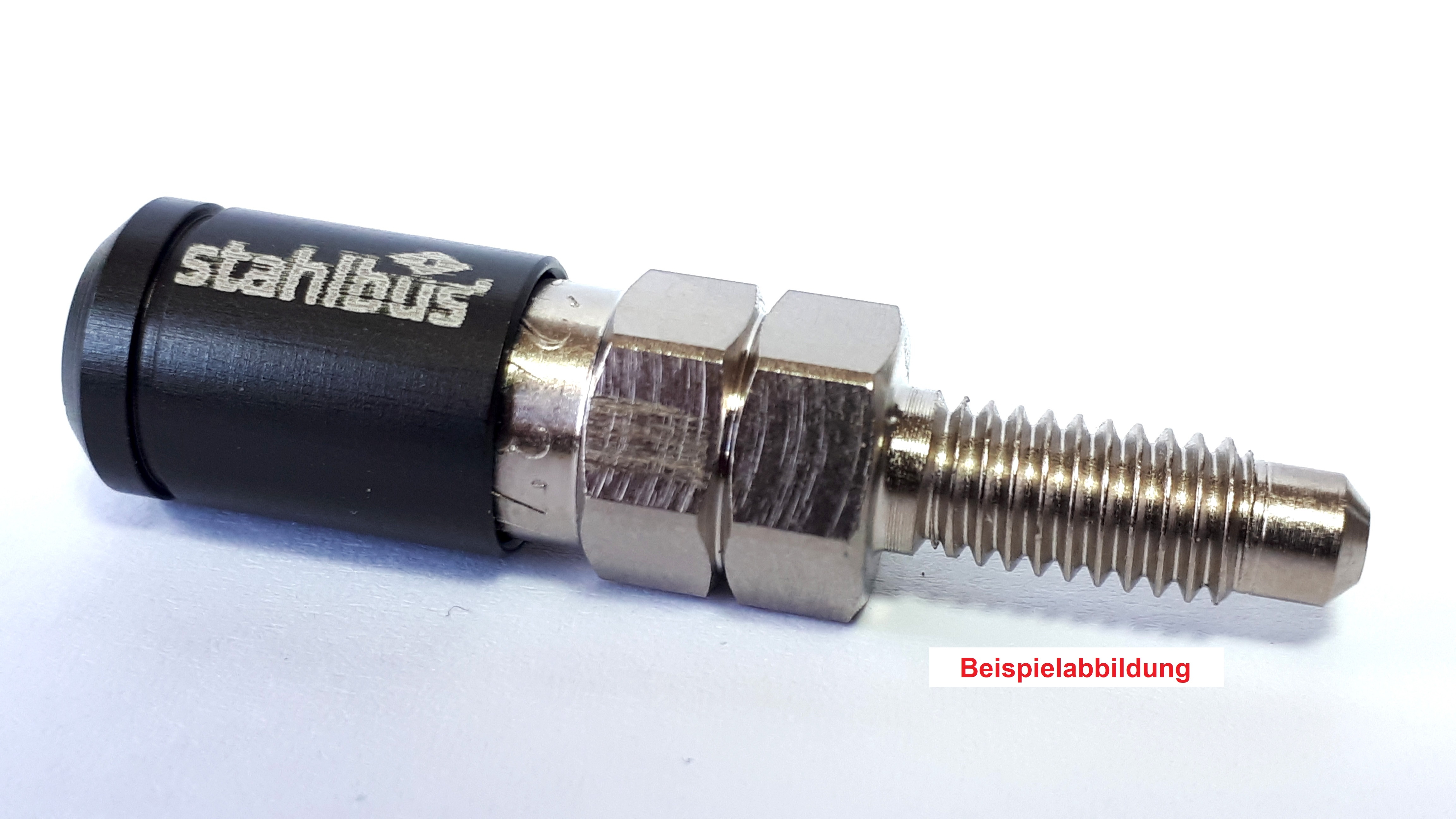 2x Stahlbus Schnell-Entlüfterschraube SB-110411 M10x1.0 mit Entlüftungsventil & Ventilkappe Schwarz