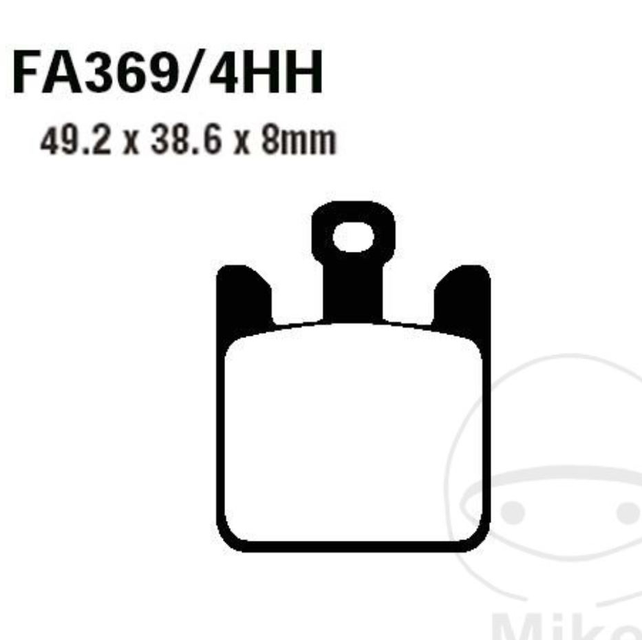 Bremsbeläge für Suzuki Kawasaki GSX-R VZ ZX-6R ZX-6RR ZX-10R ZX-12R VN