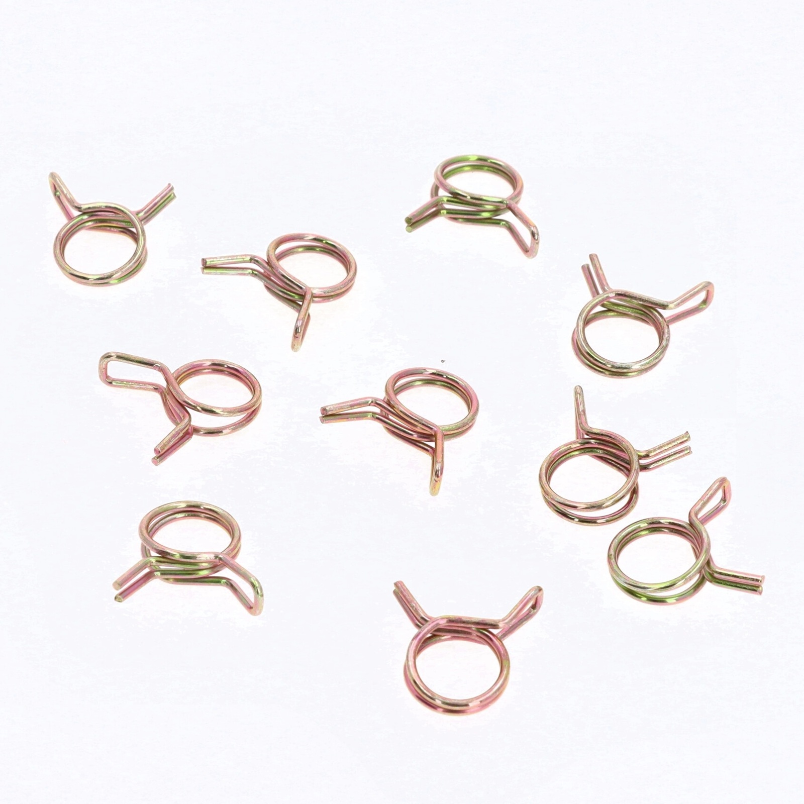 10x Universelle Klemmen Schlauchklemmen für Benzinschlauch / Kraftstoffschlauch 10x1mm