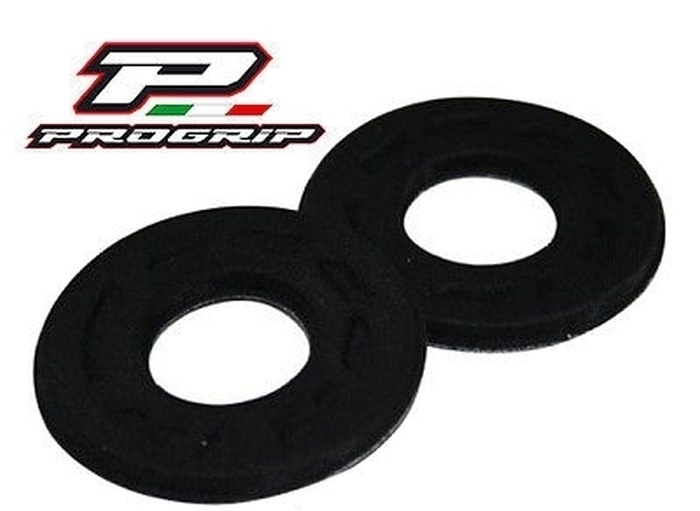 2x Progrip DONUT Schwarz Flanschschaum für Griffgummi Donuts