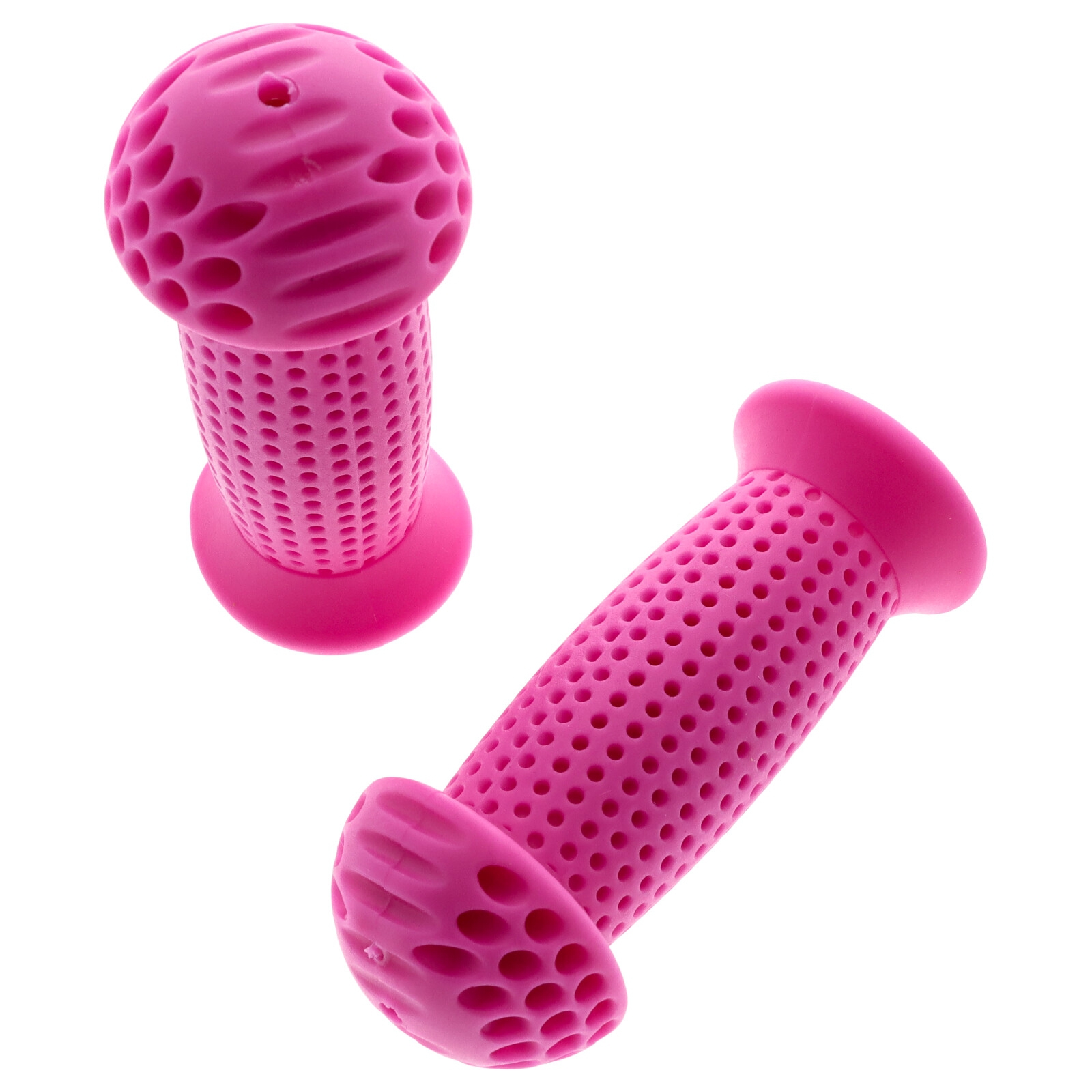Kinderfahrrad Griffe Griffgummis Rosa universal Länge 95mm Lenkergummi Gummigriffe