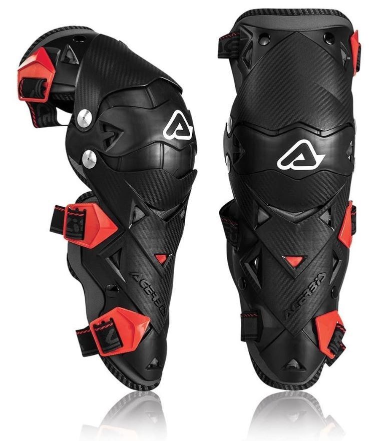 ACERBIS Knieschutz Knieschützer Paar Impact Evo 3 schwarz/rot