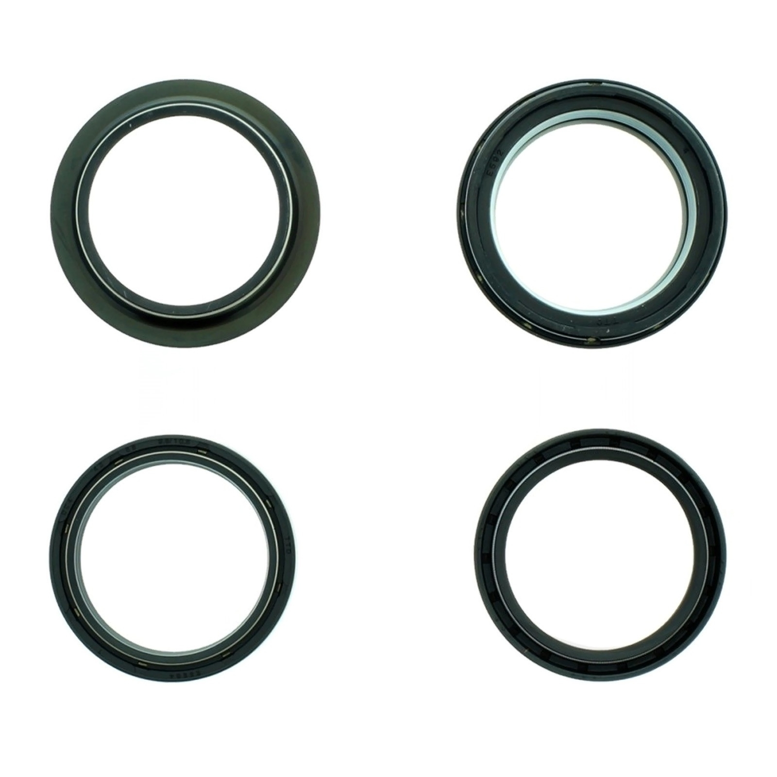 All Balls 56-137 Gabelsimmerringe + Staubkappen für Beta Ducati Honda Suzuki Kawasaki 43X55X9.5